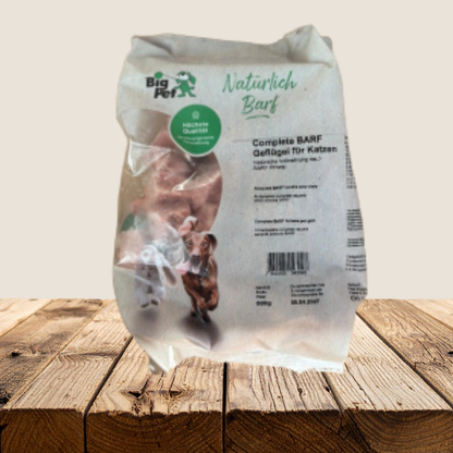 Komplett-BARF Geflügel für Katzen