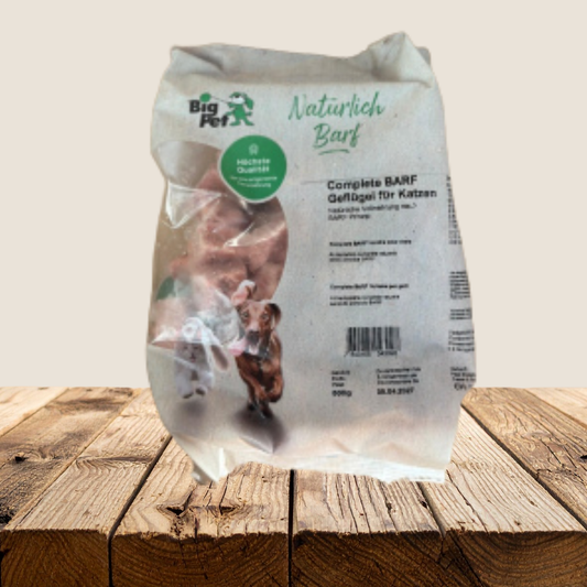 Komplett-BARF Geflügel für Katzen